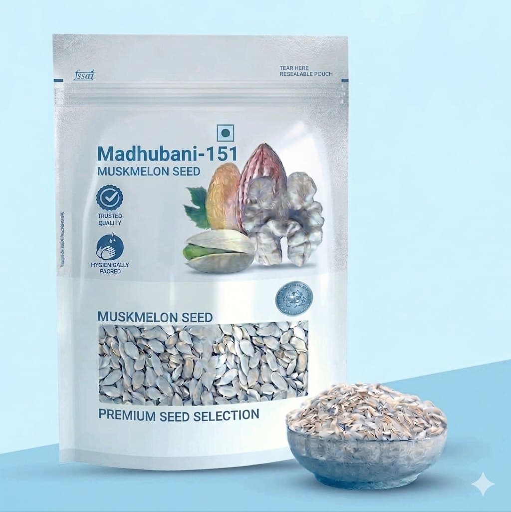Seamons Madhubani-151 Muskmelon seed packet